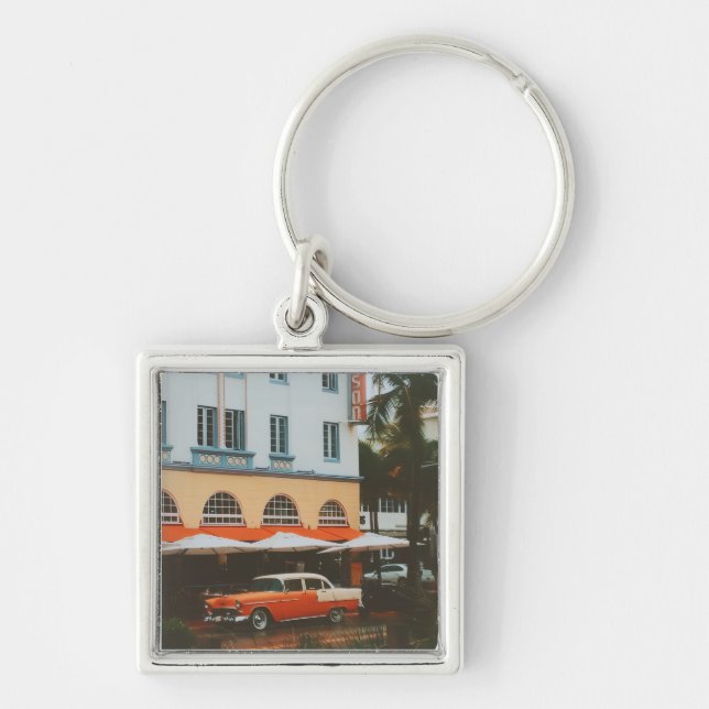 Porte-clés Ocean Drive, South Beach, Miami (Devant)