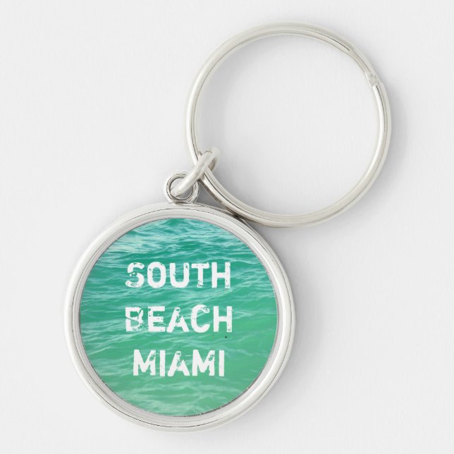 Porte-clés Ocean, South Beach Miami (Devant)