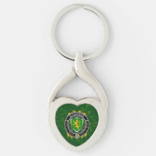 Porte-clés O'Connor/Connor (Kerry) Argent Clé Irlandaise