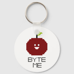 Porte-clés Octet j'art mignon de pixel d'Apple