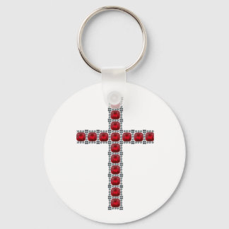 Porte-clés Octobre Ruby Cross