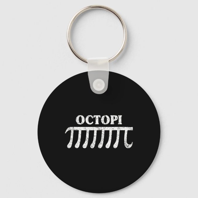 Porte-clés Octopi Funny Pi Don Pour Les Amateurs De Maths De  (Recto)