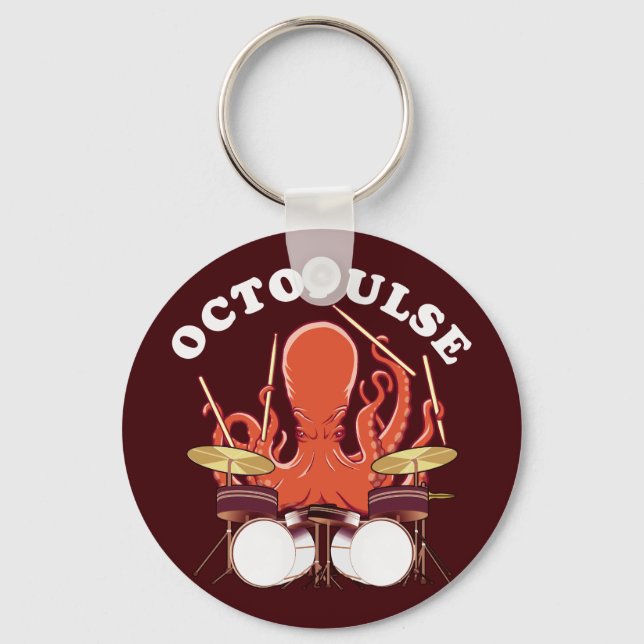 Porte-clés Octopulse | Batteur Octopus (Recto)