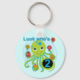 Porte-clés Octopus 2e anniversaire T-shirts et cadeaux