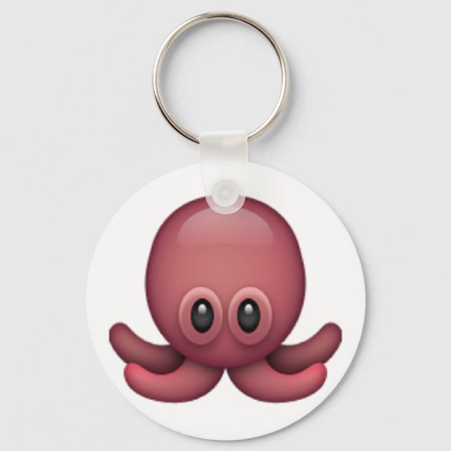 Porte-clés Octopus - Emoji (Recto)