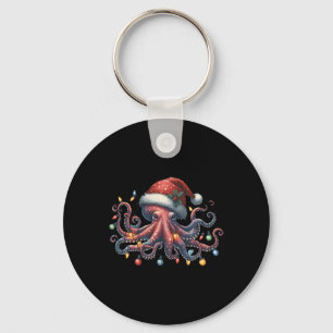 Porte-clés Octopus Père Noël illuminations de Noël Océan Octo