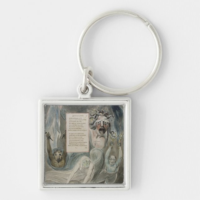 Porte-clés Ode à l'adversité, "des poèmes de Thomas Gray", (Devant)
