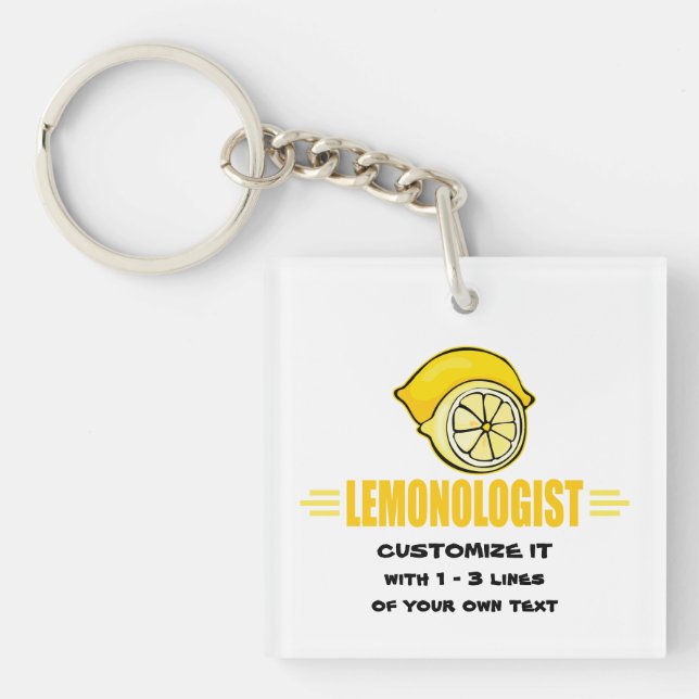 Porte-clés Odeur de citron (Devant)