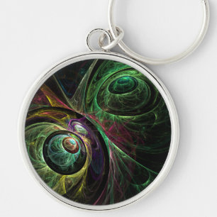 Porte-clés Oeil aux yeux Art Abstrait petit
