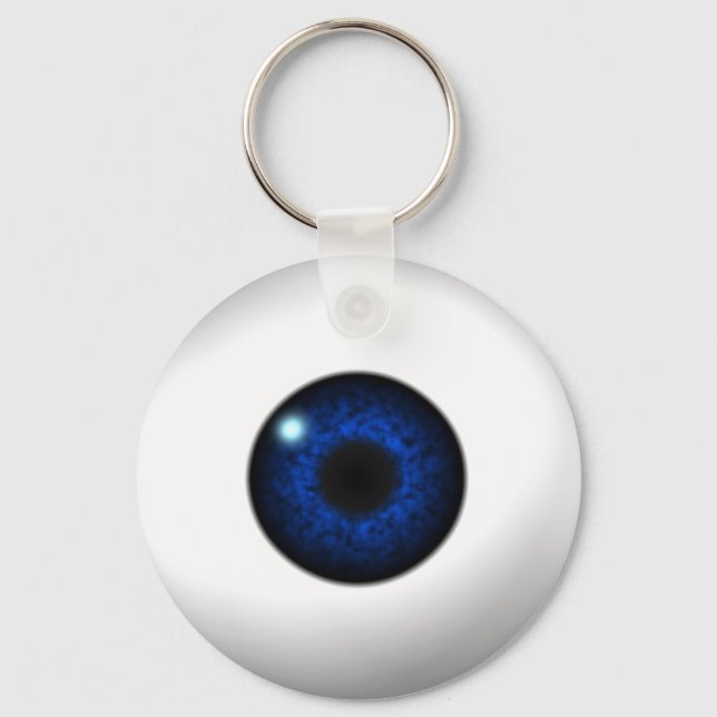 Porte-clés oeil bleu (Recto)