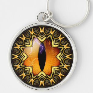 Porte-clés Œil de Dragon Doré