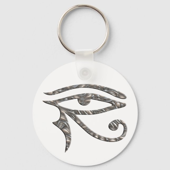Porte-clés OEil de Horus - ARGENT (Recto)