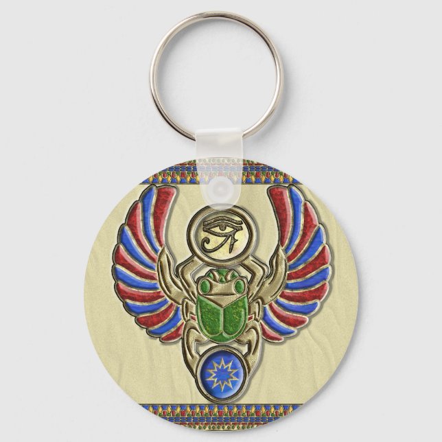 Porte-clés OEil de Horus Scarab Porte - clé (Recto)