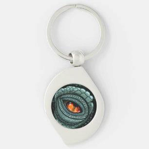 Porte-clés Œil de prédateur reptile primal