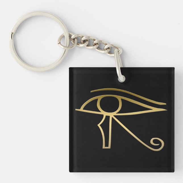 Porte-clés Oeil de symbole d'Egyptien de Horus (Devant)