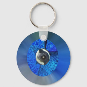 Porte-clés Oeil du paon