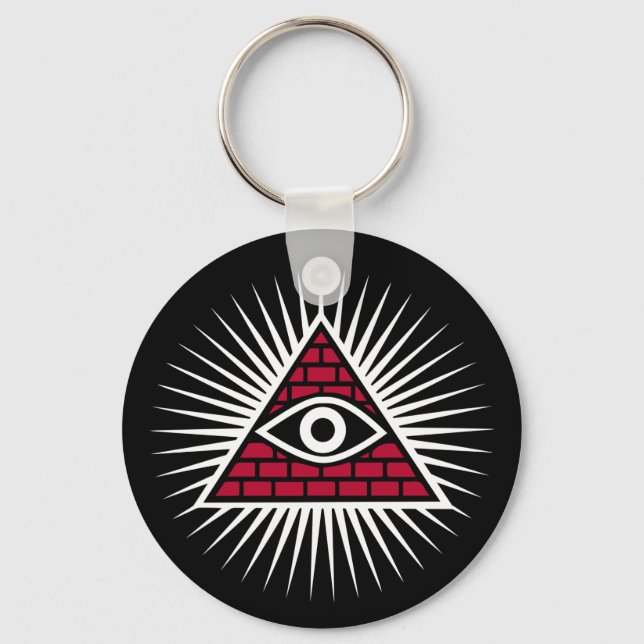 Porte-clés Oeil freemasonique (Recto)