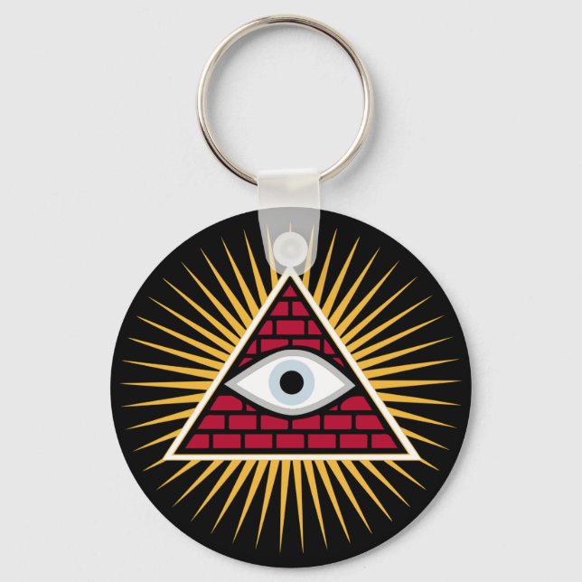 Porte-clés Oeil freemasonique (Recto)
