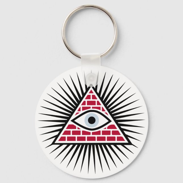 Porte-clés Oeil freemasonique (Recto)