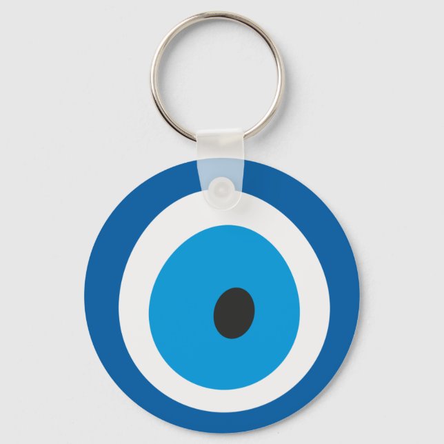 Porte-clés Oeil mal bleu turc mal oeil charm Nazar (Recto)