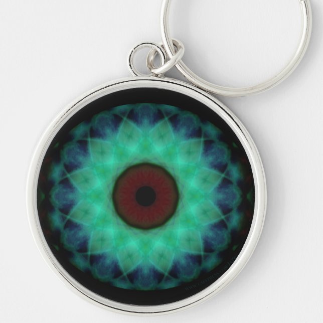 Porte-clés Oeil mal Turquoise (Devant)