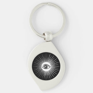 Porte-clés Oeil masonique