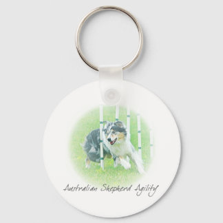 Porte-clés Oeuvre Australian Shepherd Porte - clé d'agilité