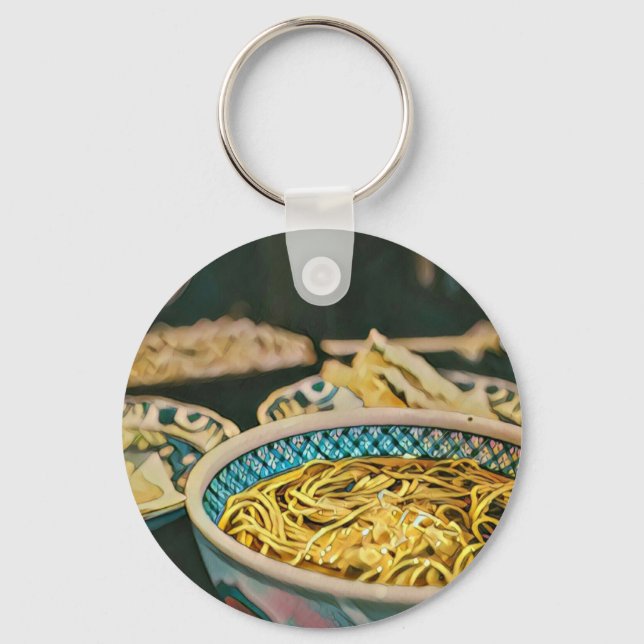Porte-clés OEuvre d'amoureux de Ramen (Recto)