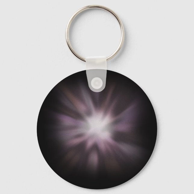 Porte-clés Œuvre d'art de rafale cosmique (Recto)