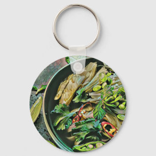 Porte-clés Œuvre d'art Ramen