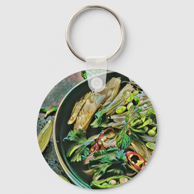 Porte-clés Œuvre d'art Ramen (Recto)