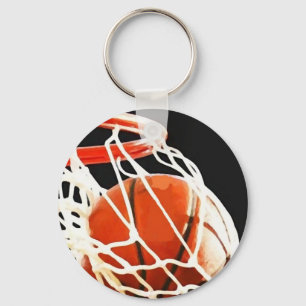 Porte-clés Oeuvre de basket-ball
