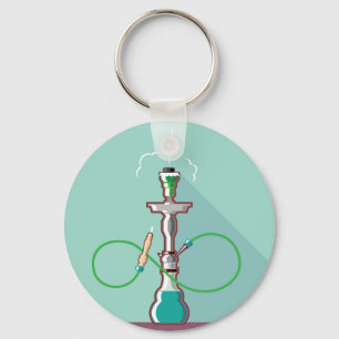Porte-clés OEuvre vectorielle Hookah