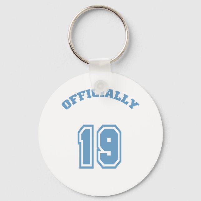 Porte-clés Officiellement 19 (Recto)