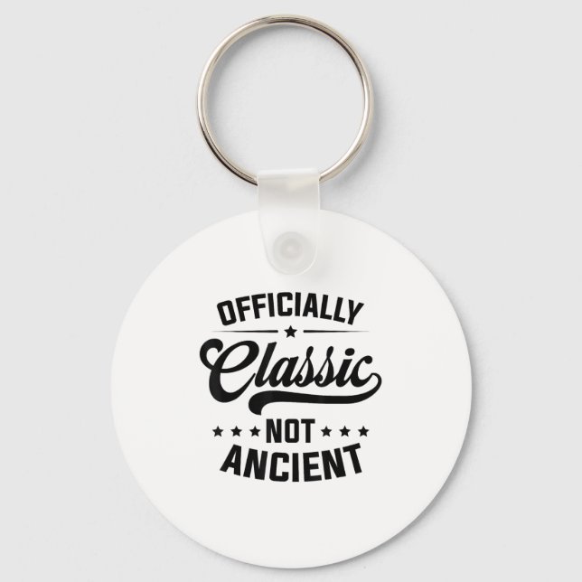Porte-clés Officiellement Clic, Pas Ancien (Recto)