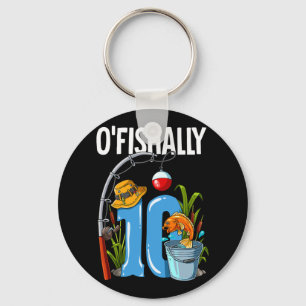 Porte-clés O'fishally 10 ans 10ème anniversaire pêche 