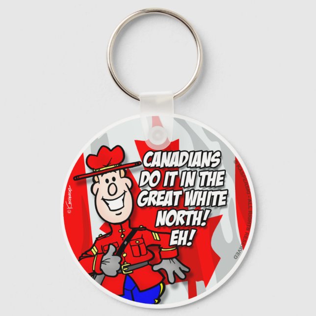 Porte-clés Oh Canada EH! (Recto)