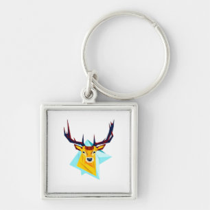 Porte-clés Oh Cerf Style Rustique Minimaliste