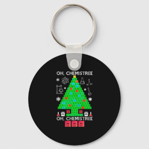 Porte-clés Oh Chemistree Chemist Tree Funny Science Noël