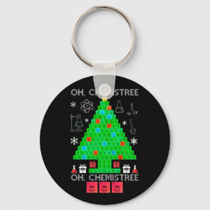 Porte-clés Oh Chemistree Chemist Tree Funny Science Noël