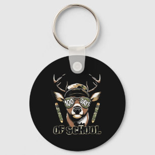 Porte-clés Oh Deer 100 Jours D'École Sont Ici Chasse De Cerfs