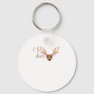 Porte-clés Oh Deer Artistic Style Keychain