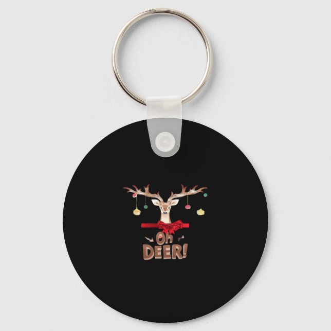 Porte-clés Oh Deer Classique Élégance (Recto)