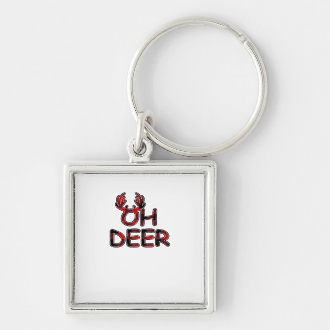 Porte-clés Oh Deer Disposition Propre  (Devant)