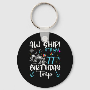 Porte-clés Oh mon bateau ! C'est ma croisière d'anniversaire