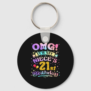 Porte-clés Oh mon dieu, c'est l'anniversaire de ma nièce, 21
