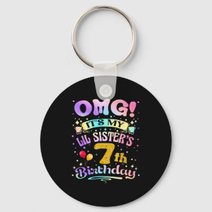 Porte-clés Oh mon dieu, c'est les 7 ans de ma petite soeur, j