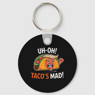 Porte-clés Oh-oh, le taco est en colère ! - Tacos Trump au vi