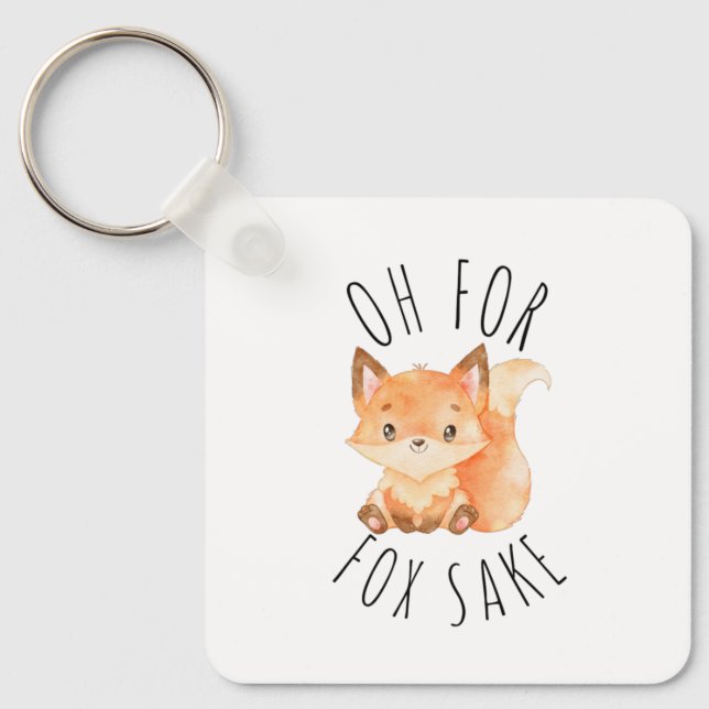 Porte-clés Oh pour Fox Sake (Recto)
