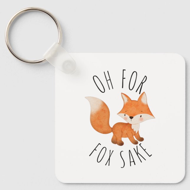 Porte-clés Oh pour Fox Sake (Recto)